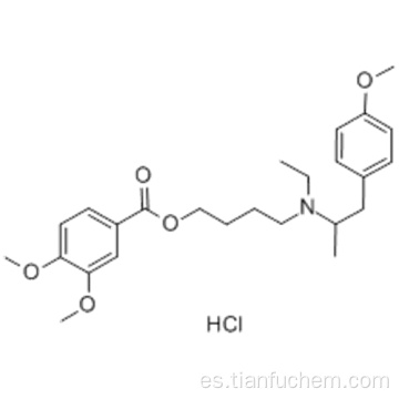 Clorhidrato de mebeverina CAS 2753-45-9